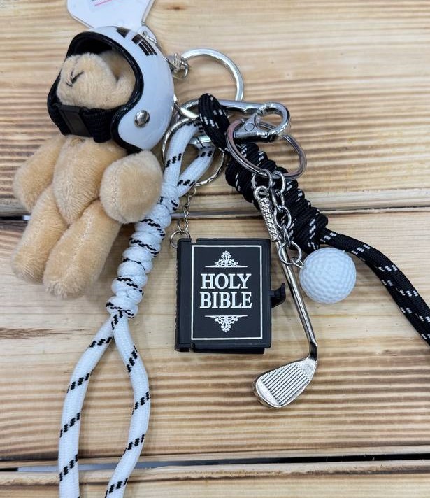 چارم بگ مدل تدی کلاه دار